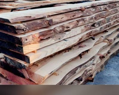 live Edge Redwood slabs