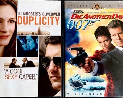 "Duplicity" & "Die Another Day" $5 Dvd Combo Special