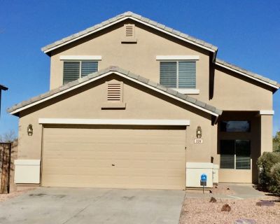 4 bedroom, 2.5 bath two story home.  Formal living room. Large great room kitchen, dining and family room.  One bedroom with walk in closet downstairs.
3 bedrooms, 2 baths and small loft upstairs. 2 car garage. Large backyard. New tile, new washer, dryer and fridge included. No pets. No smoking. Renter must carry renters insurance on property. Near Empire & Ironwood. Contact Tom Bohl @ 805-320-...