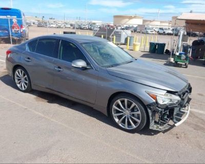 Salvage Gray 2016 Infiniti Q50 3.0t Sport