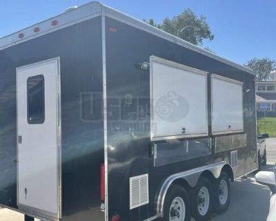 2018 - 20' Kitchen Street Food Concession Trailer with Pro-Fire System