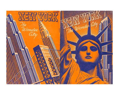 Vintage "New York the Wonder City" Book