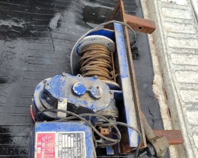 My-te WINCH-HOIST, model number 10-12, with a double line lift capacity of 4,000 lbs