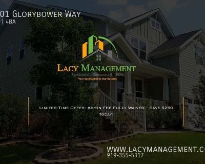 3901 Glorybower Way. Welcome to your ENERGY STAR HOME! This remarkable 5-bedroom & 4-bath home with a 2-garage bonus room offers a perfect blend of modern elegance and comfort with hardwood floors throughout the 1st floor. Pet Limitation: Only one pet is allowed. Tray in the master suite with a spacious sit-in garden tub and walk-in shower! Huge Closets. Gourmet kitchen with granite countertops...