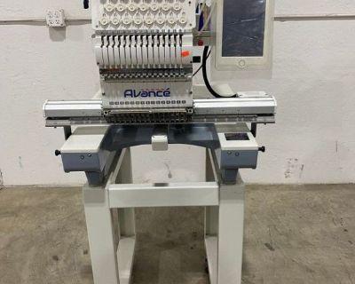 2021 Avance 12-Needle Embroidery Mach w/ Extras RTR#5091534-01
