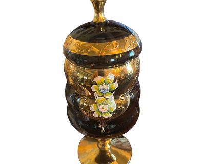 1960s Emotion Murano Style Candy Dish