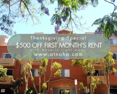 Charming, Beautiful 1 BED/1 BA Jewel in NoHo Arts