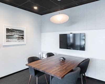 Private Meeting Room for 4 at Industrious - Pike & Rose