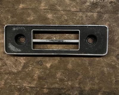 Type 1 Sapphire X Radio Face Plate 1968-1971