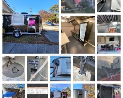 2021 6' x 12' Food Concession Trailer | Mobile Street Vending Unit