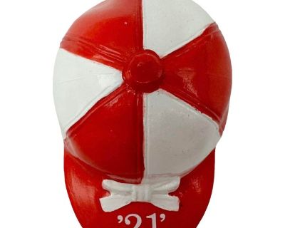 Vintage the 21 Club Nyc Jockey Cap Bottle Opener Red White Equestrian