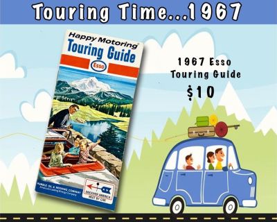 1967 Esso Touring Guide Booklet Vintage Travel Guide