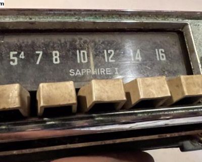 VW Radio SAPPHIRE I Early 60 s AM