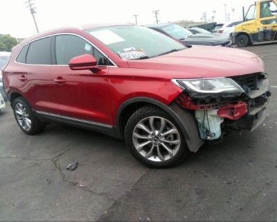 Salvage Red 2018 Lincoln Mkc