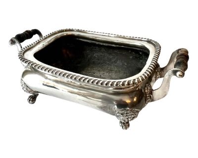 Silver Plate Tureen Base used as Jardiniere, Cachepot or Catch All