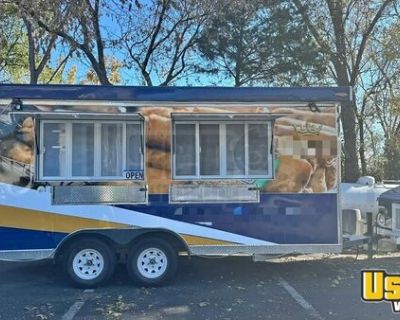 2020 8' x 16' Kitchen Food Concession Trailer with Fire Suppression System