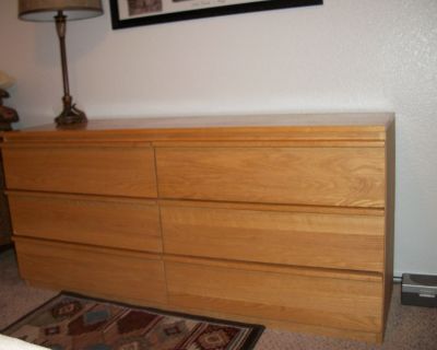 Light Oak 6 dresser
