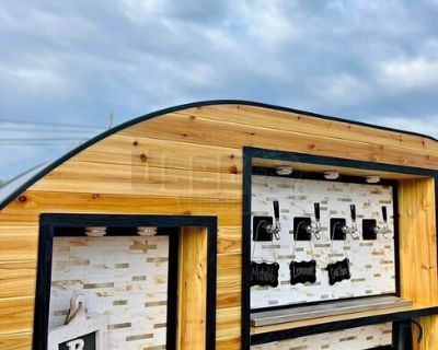 Charming - 2024 6' x 7.5' Mobile Tap Trailer Beverage and Coffee Trailer