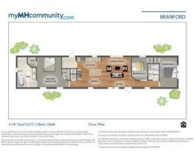 3 Bedroom 2BA 1140 ft Mobile Home For Rent in North Windham, CT