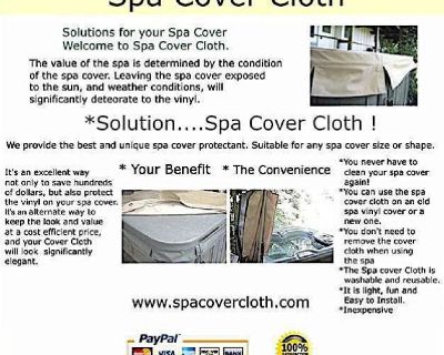 Spa Cover Cloth Because your spa cover needs love too... (San Jose, CA)