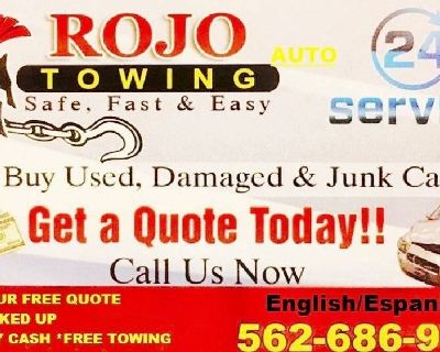 (562)686-9740 $ CASH FOR JUNK CARS $,CASH FOR CARS ,JUNK CAR REMOVAL $FREE$ Everyone is getting paid top dollars. Junk and towing buyers are waiting to help answer any questions and make this an easy profitable experience for you. Your junk car or unwanted vehicle is worth good money. The great people  deserve the best service and most money for a junk car. If your vehicle is needing repair and...