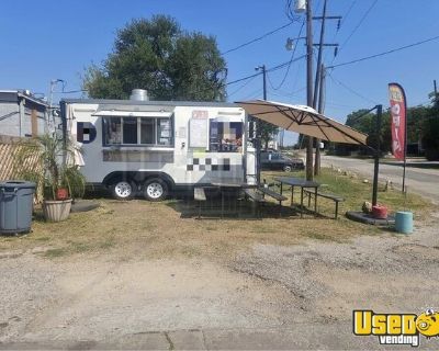 2023 - 8' x16' Food Concession Trailer Mobile Kitchen Unit