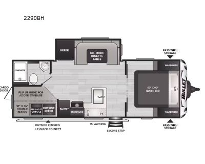 2025 Keystone RV Bullet Crossfire 2290BH For Sale by Dealer in Bath, New York