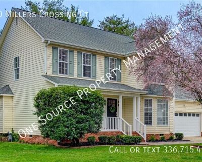 110 Millers Crossing Ct. Fantastic home nestled on single street community in Ardmore! Open floor plan features a spacious dining room. Charming den with cozy gas log fireplace with tile surround and built-ins. Den is open to kitchen and breakfast area. The kitchen includes lots of cabinetry, solid surface tops, tile backsplash, smooth top range and tile flooring. There's also an office on the ...