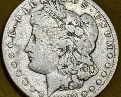 1892 Carson City Morgan Dollar - Key Date Silver Coin - Antique Collectible