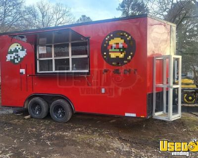 2021 8.5' x 16' Diamond Cargo Kitchen Food Trailer | Food Concession Trailer