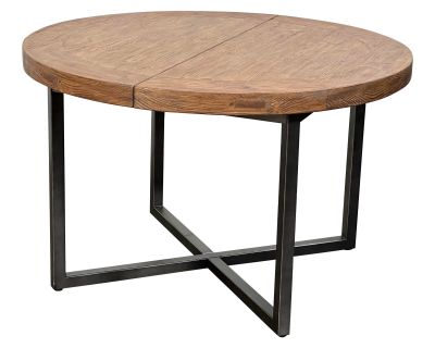 Pottery Barn Malcolm Round Extending Pedestal Dining Table