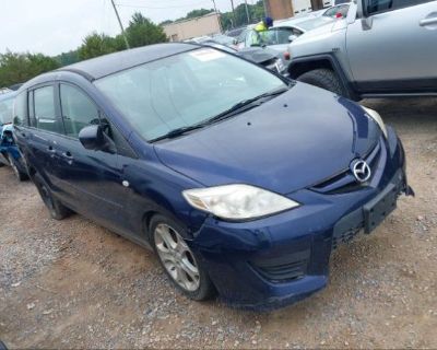 Salvage Dark Blue 2009 Mazda Mazda5 Sport