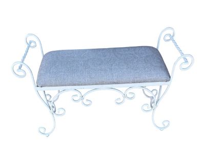 Wrought Iron Bench