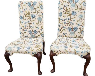 Pair of Queen Anne Style Side Chairs