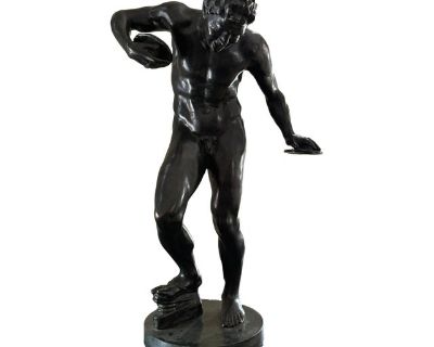 Bronze Sculpture of the Dancing Faun
