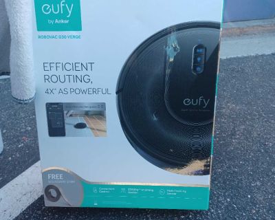 Eufy by Anker ROBOVAC G30 VERGE BRAVE NEW STILL IN THE BOX! NEVER USED. KEPT IN STORAGE FROM PURCHASE TO NOW!