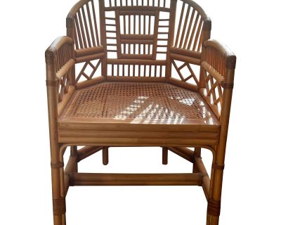 1950s Mid-Century Brighton Pavilion Rattan Cane Chair