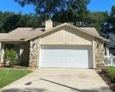 Adorable and spacious 2 bed, 2 bath, 2 car gar in the River Run Villas Subdivision. Minutes to shopping, dining, schools, and hospitals. Tile and Laminate flooring throughout for easy care. Cathedral ceiling, Fireplace, and Skylight in living room. Backyard gate immediate access to Seminole Wekiva Trail - perfect for walking, jogging and bike riding. Brand new Washer and Dryer included. Brand n...