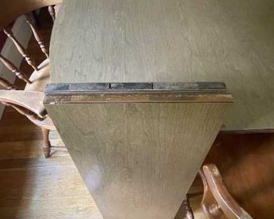 Taken: Hale dining table and 5 chairs, vintage