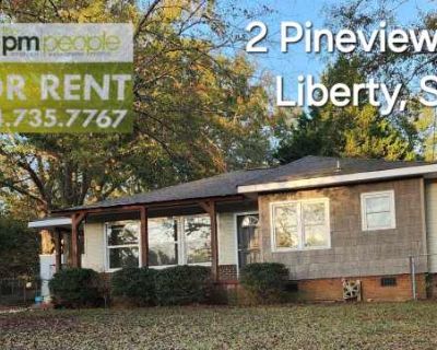 3 Bedroom 2BA 1112 ft Apartment For Rent in Liberty, SC