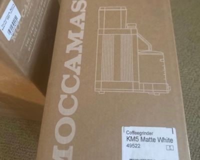 Moccamaster Coffee Grinder Brand New In Box White KM5