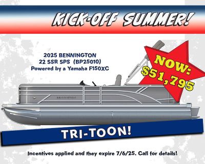 2025 Bennington 22 SSR Pontoon Boats Superior, WI