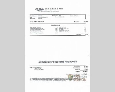 2025 Keystone Cougar 23MLE For Sale by Dealer in Lorena, Texas