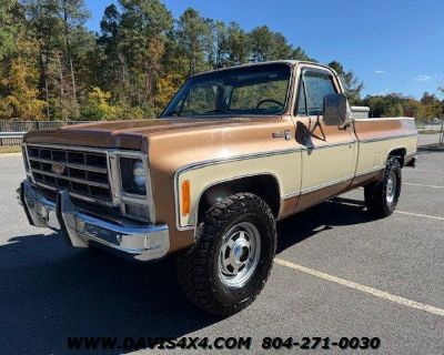 1979 CHEVROLET K20 4x4 Squarebody – Camper Special Edition Truck 4WD