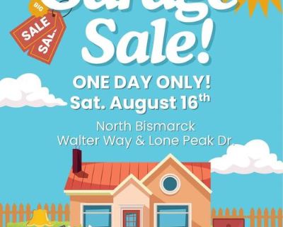 HUGE Neighborhood Garage Sale ONE DAY ONLY!