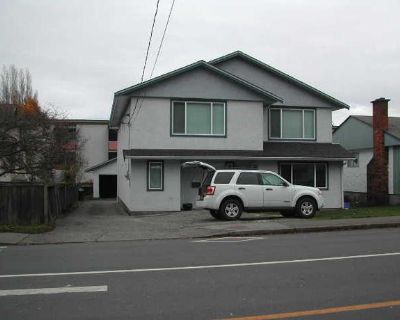 Clean & spacious 2Br suite near Hillside shopping centre. Open Kitchen & Living room. 2 good sized Bedrooms, full laundry. Acid wash concrete floors, very energy efficient. Separate meter from main of house.. Parking for 1 car, sorry no pets, references a must. Lease required On bus route and walking distance to rec centre and shopping.NO parties September 1st available