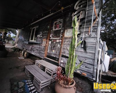 2001 8' x 28' Kitchen Food Concession Trailer with Pro-Fire System