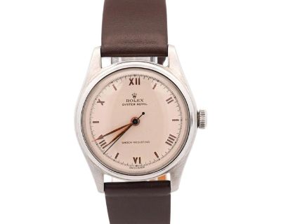 Vintage Rolex Oyster Royal 1960s 32mm Watch on Leather