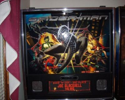 OBO Stern Black Spiderman Pinball Machine in Sayreville, NJ
