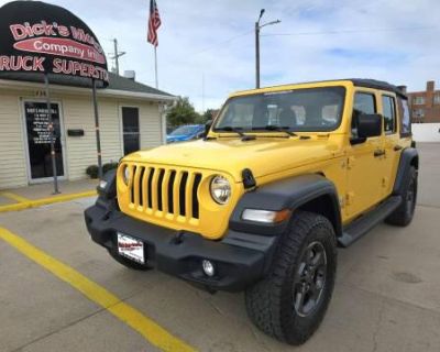 2018 JEEP WRANGLER UNLIMITED SPORT 4WD 3.6L V6 SOFT TOP